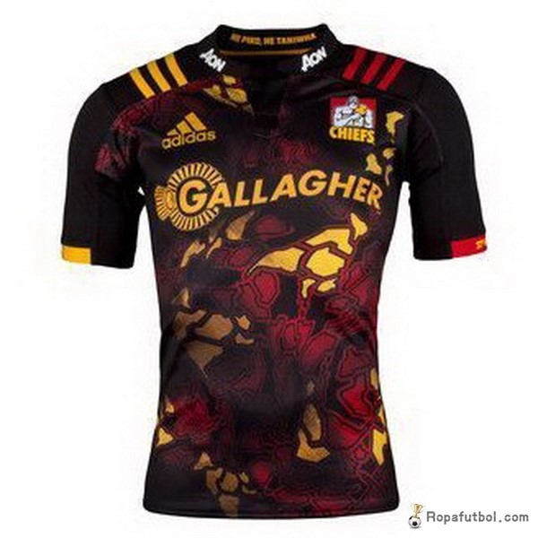 Camiseta Rugby Chiefs Territorio 2017 Negro